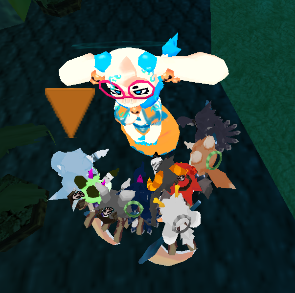 pichuboi172's tweet photo. ATLYSS now has multiplayer and uhhhhh yeah we love angela
(im the gray kubold with red hair)
#Atlyss https://t.co/w8FPM6OPIz