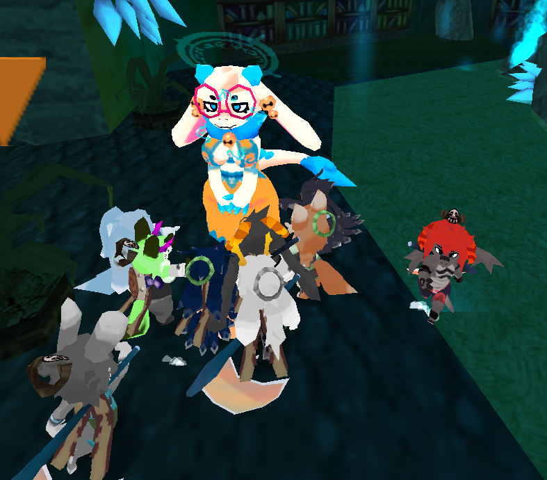 pichuboi172's tweet photo. ATLYSS now has multiplayer and uhhhhh yeah we love angela
(im the gray kubold with red hair)
#Atlyss https://t.co/w8FPM6OPIz