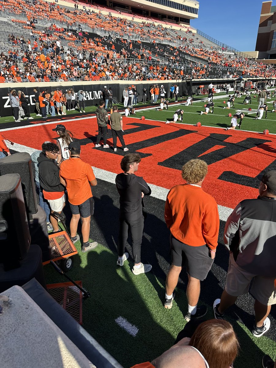 Had a great time in Stillwater today. Thanks for having me out and hope to be back💯 <a href="/CoachJG_/">Justin Gordon</a> <a href="/joebobclements/">Joe Bob Clements</a> <a href="/JohnWozniak2/">Coach Wozniak 🏈 🔱</a>