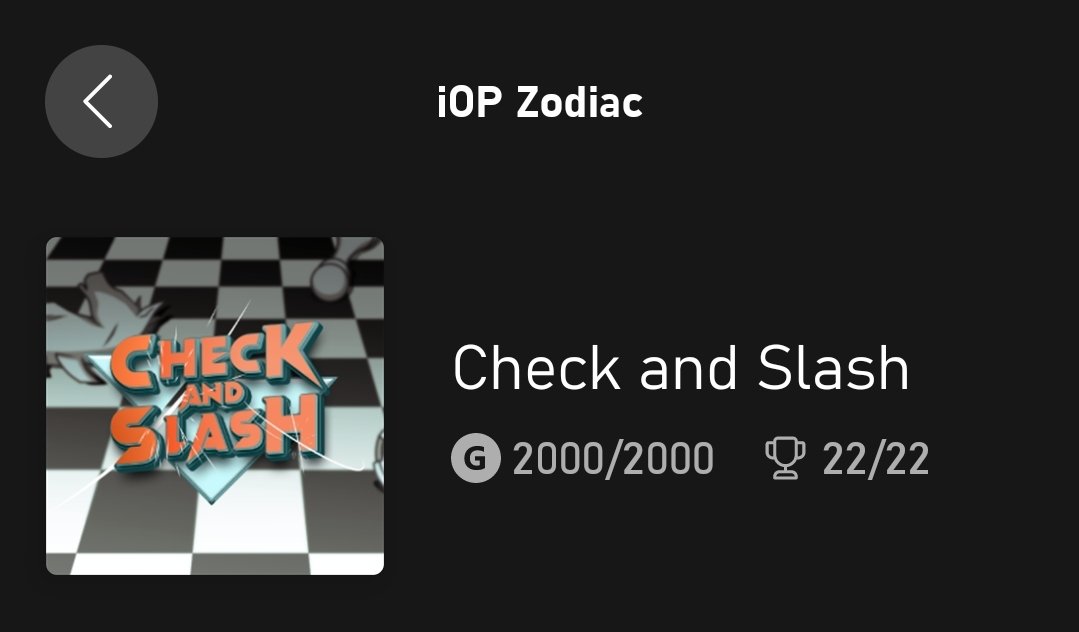 X_iopzodiac_X's tweet photo. Done with #CheckandSlash - another great game from @AfilGames ✨️
2000G yummy yum! 🏆💎
#Xbox #Achievements #AchievementUnlocked #AchievementHunter https://t.co/iCgtjenFiy