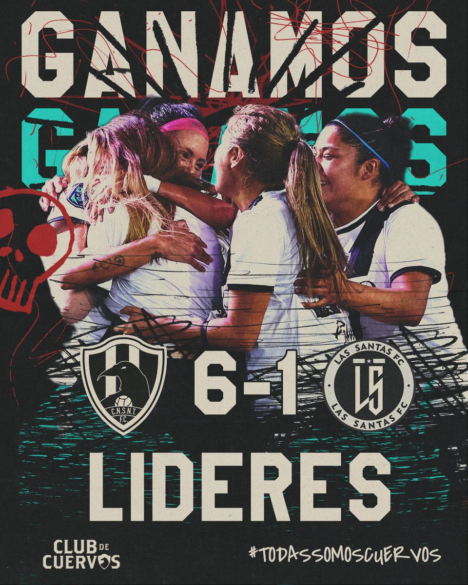 ClubDeCuervos's tweet photo. Se hizo la diablura… 😈
#TodasSomosCuervas 
#ClubDeCuervos 
#QueensLeagueAmericas https://t.co/kDtSoGTyHQ