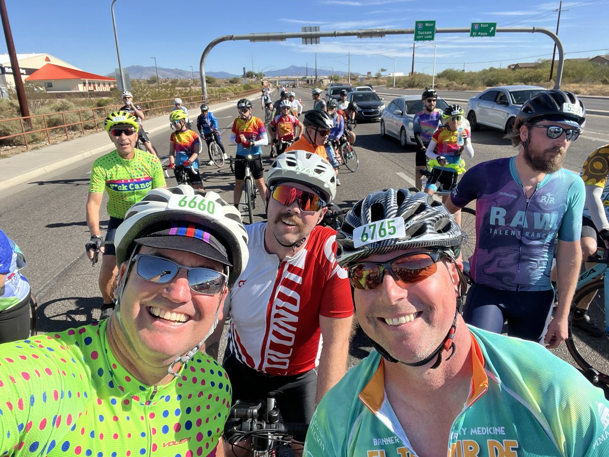 TucsonFireDept's tweet photo. 🚴‍♀️🚴‍♂️CONGRATULATIONS!
Several members of the Tucson firefighting family rode in the El Tour de Tucson today! 🚴‍♂️
Your dedication and teamwork inspire us all! 

# ElTourDeTucson #TucsonFire https://t.co/hC4Q7TFQUX