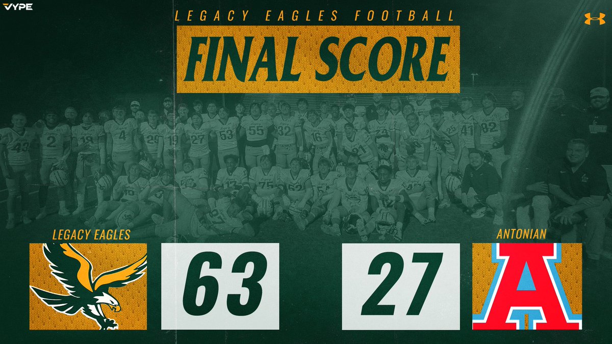 EAGLES GO 2 FOR 2 IN SAN ANTONIO! 

What a dominant performance from the ROAD DAWGS. We get 1 more week together! 

Thanksgiving break just got a whole lot better! 

EAGLES WIN!

#EVERYTHING 🦅