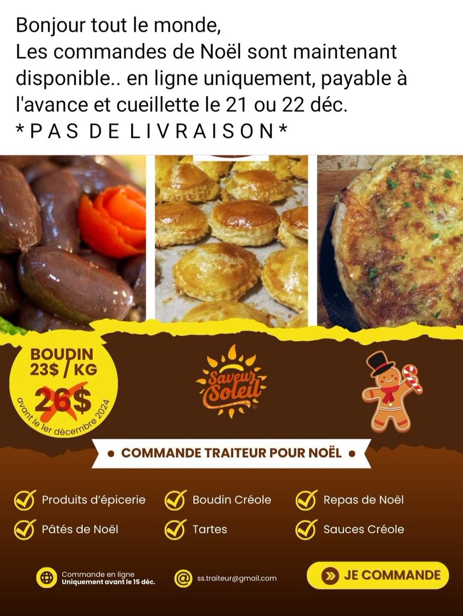 saveursoleil's tweet photo. 🎄Pour vos commandes de Noël 2024⤵
https://t.co/izbu6SWYzS https://t.co/zfhQXKS0rL