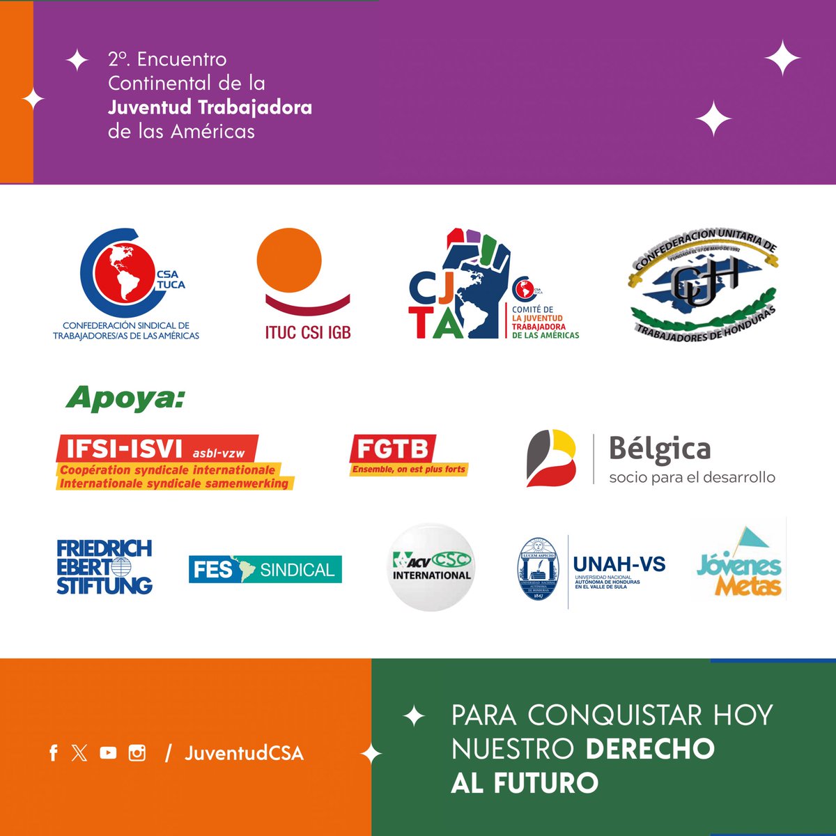 Juventud Trabajadora de las Américas - CSA / CSI tweet media