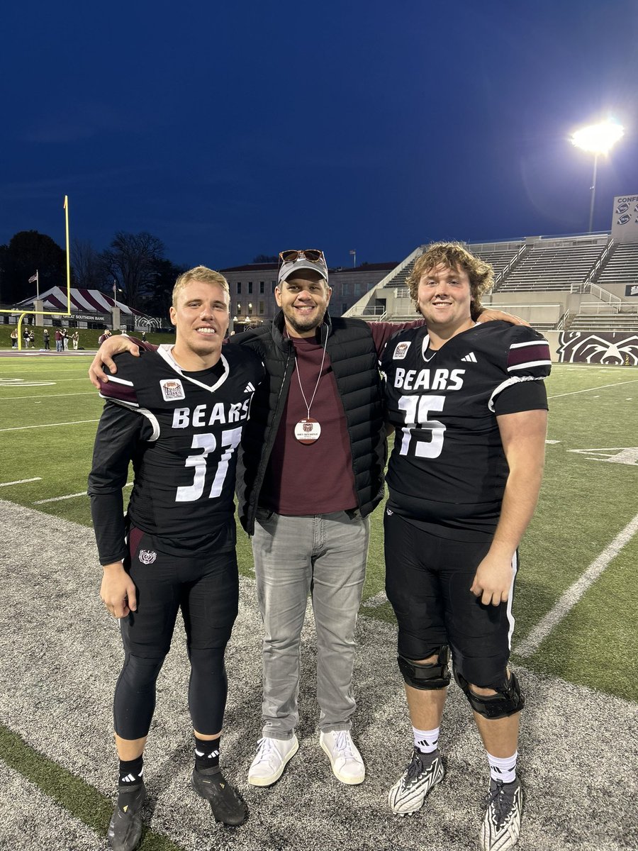 Proud Coach! Go Bears! <a href="/joshdeal11/">Josh Deal</a> <a href="/LoganScrivner/">Logan Scrivner</a>
