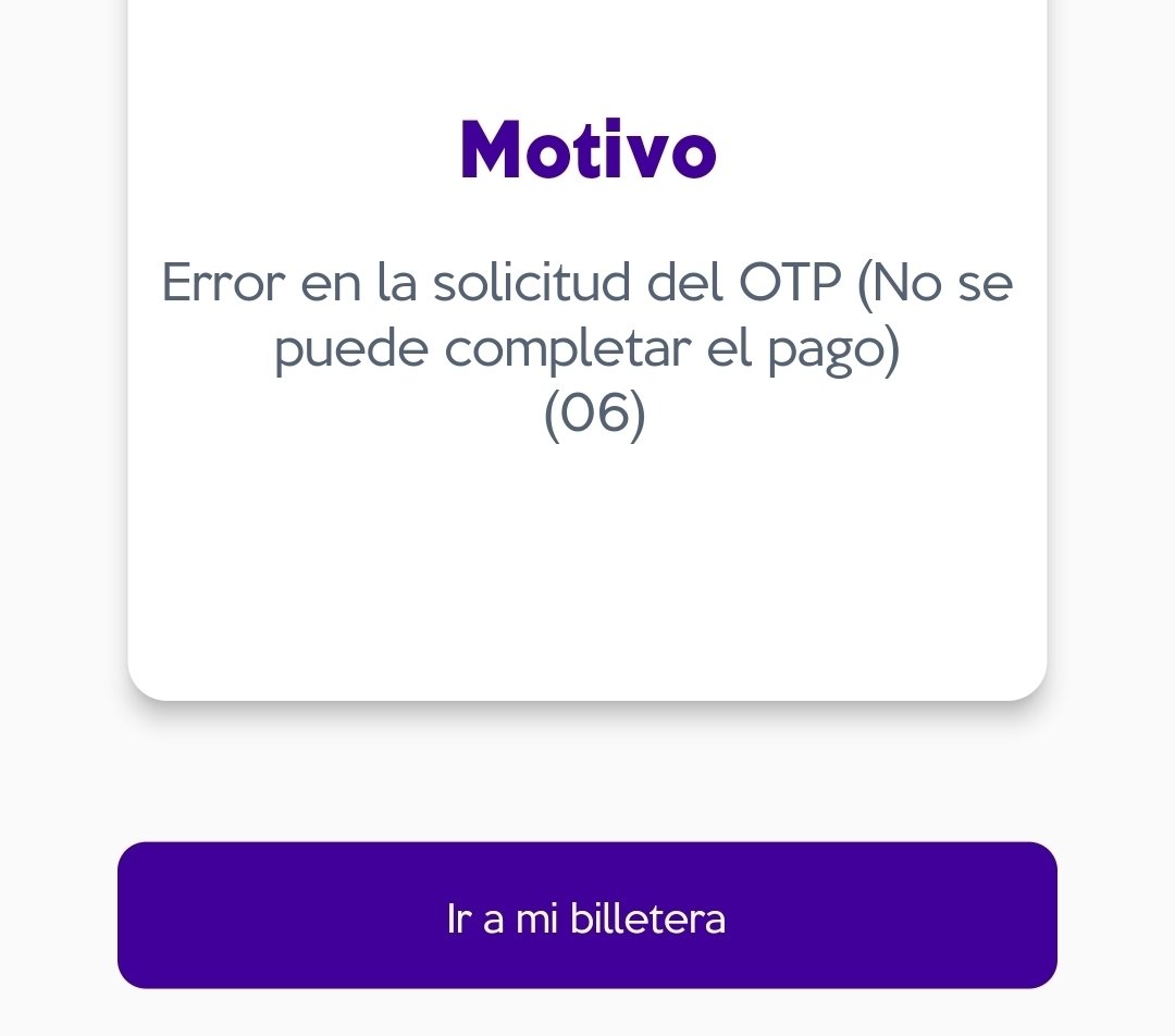 evertojesus's tweet photo. @bancamiga aun no se puede recargar Wally con la tarjeta Bancaamiga sale error en la solicitud del OTP, y con ese mismo código de de entretokem es con el. Q ingreso a Bancamiga? https://t.co/TLcr8zHGcO