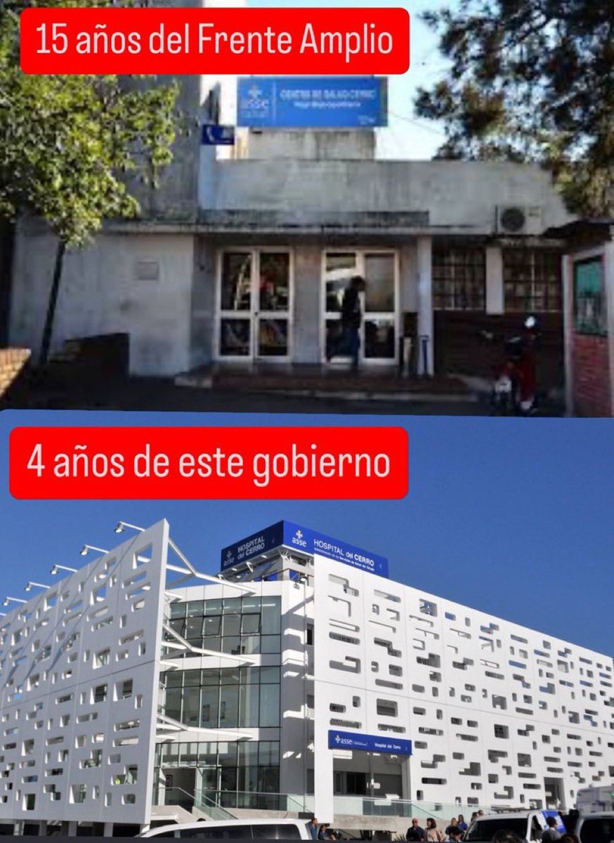 Lo que dejó el Frente Amplio para la atención de salud en el Cerro y lo que hizo este gobierno.
