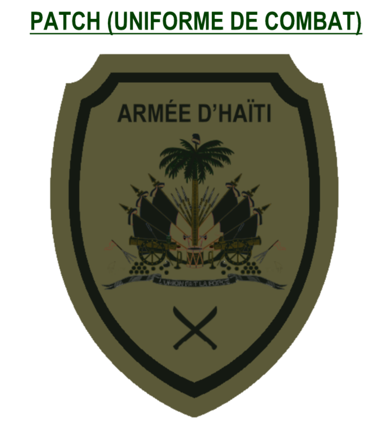 HT_DefenseObsvr's tweet photo. #Opinion #Idée #Concept #CultureMilitaire #Proposition #Rantre3èmKlasLa
CONCEPT D'ÉCUSSON, DE PATCH, ET D'ÉTENDARD POUR L'ARMÉE HA��TIENNE.
M'tap f'on ti reflechi, on ti desine, on ti rechèch. Men konsèp mwen dizay pou branch "Armée d'Haiti", si @MDefenseHT ak Kòmandman #FADH la ta vle fè l' on branch [endepandan] anndan "les Forces Armées d'Haiti", nan fason fòs modèn yo striktire. 
.
#vivLame #Haiti #Ayiti #design #ArméeHaitienne #ArméedHaiti #LameDAyiti #HaitianArmy #EjercitoHaitiano #EjercitodeHaiti #art #militarypatch @Laurier_Noire .