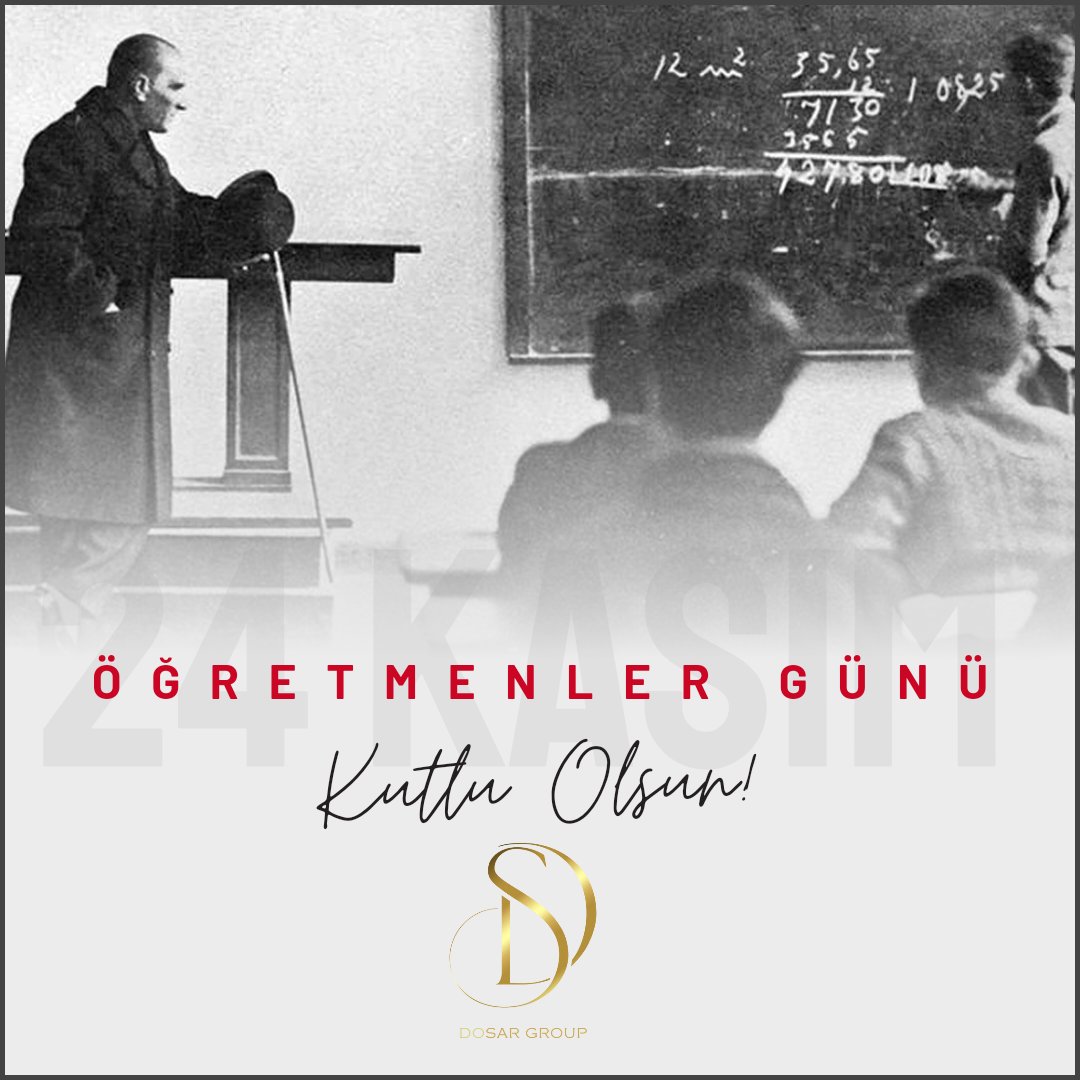 DosarGroup's tweet photo. Başta Başöğretmen Gazi M. Kemal Atatürk olmak üzere ve onun nezdinde tüm öğretmenlerimizin öğretmenler günü kutlu olsun. https://t.co/jqWr2CdtMJ