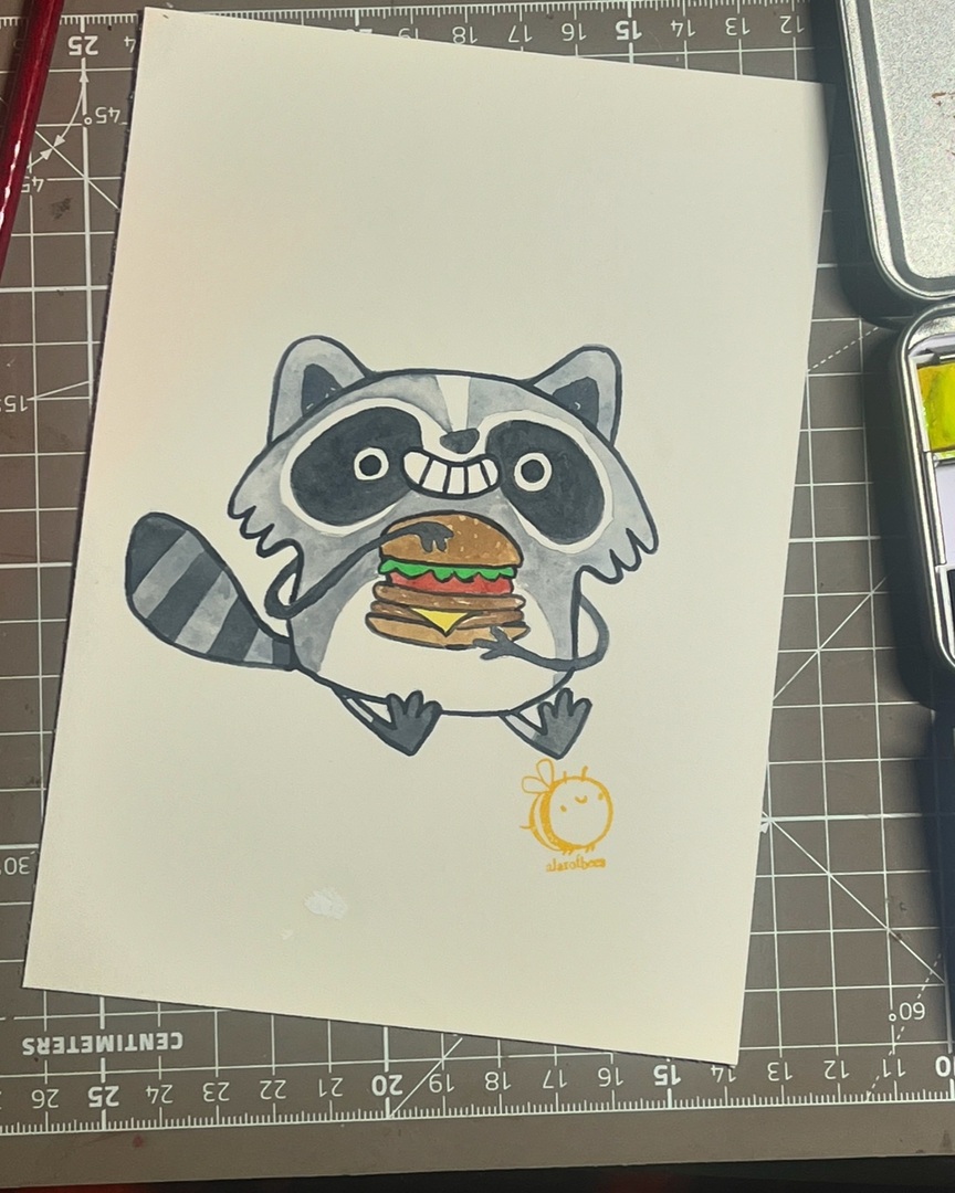 There might not seem like a big difference between this painting and my last post, but bear with me cause I actually feel like explaining why I am so proud of this painting, and not a fan of the previous one, the last one was done with “expensive” paints… instagr.am/p/DCu6ylgidM9/