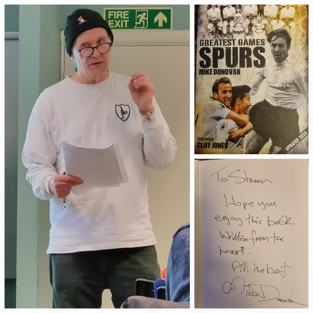 StevenBraganza's tweet photo. Do we need a @SpursOfficial Book Day every match day weekend at @BruceCastleMus? 

Didn't even realise I have 6 @MikeDon97568290 Spurs books, so bought the missing one. Finally met @PaulTrevillion.  Unfortunately missed all the post lunch speakers and some Tottenham Cake. https://t.co/cx92U15Suu