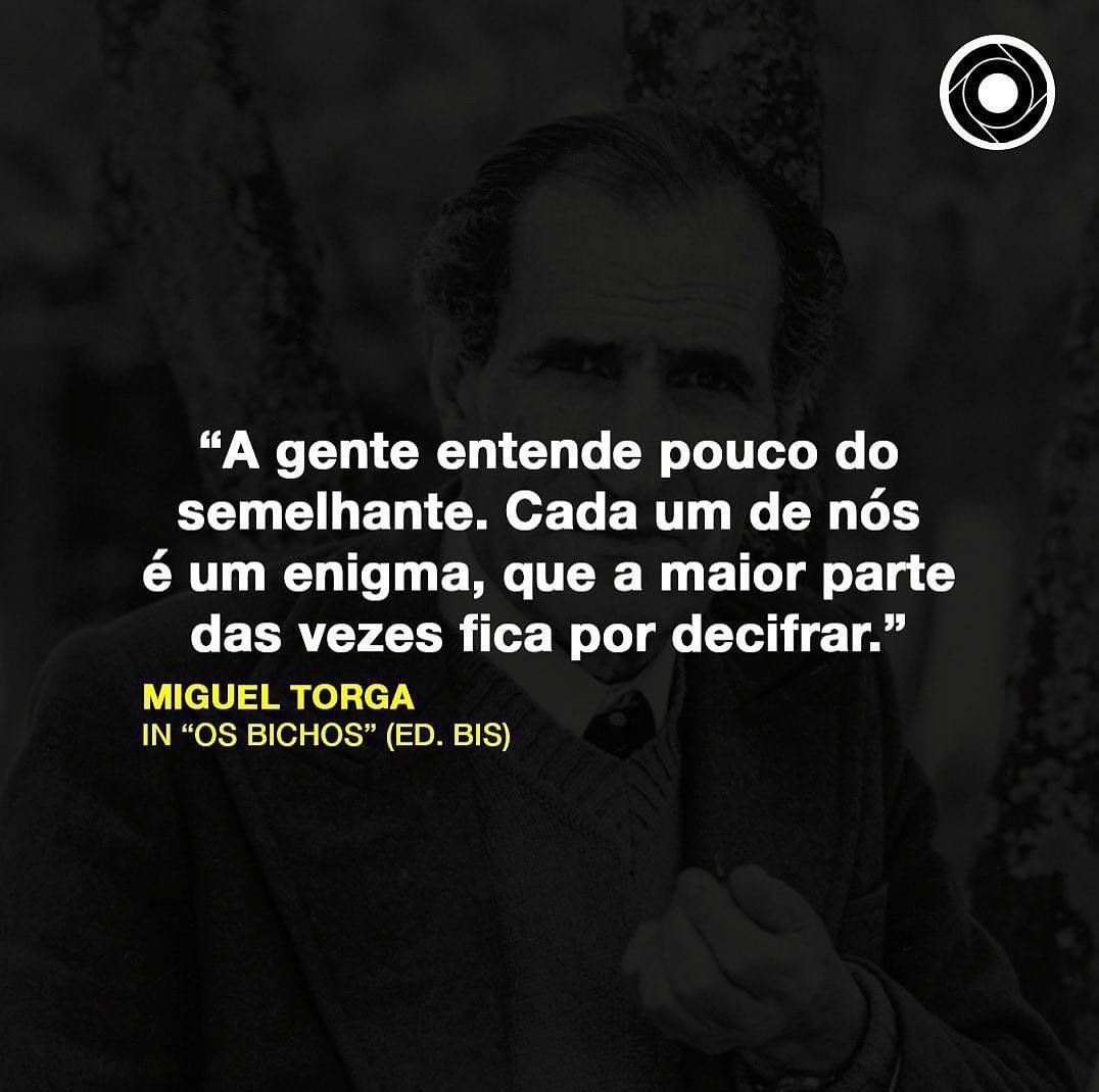 “Cada um de nós é um enigma, que a maior parte das vezes fica por decifrar.”