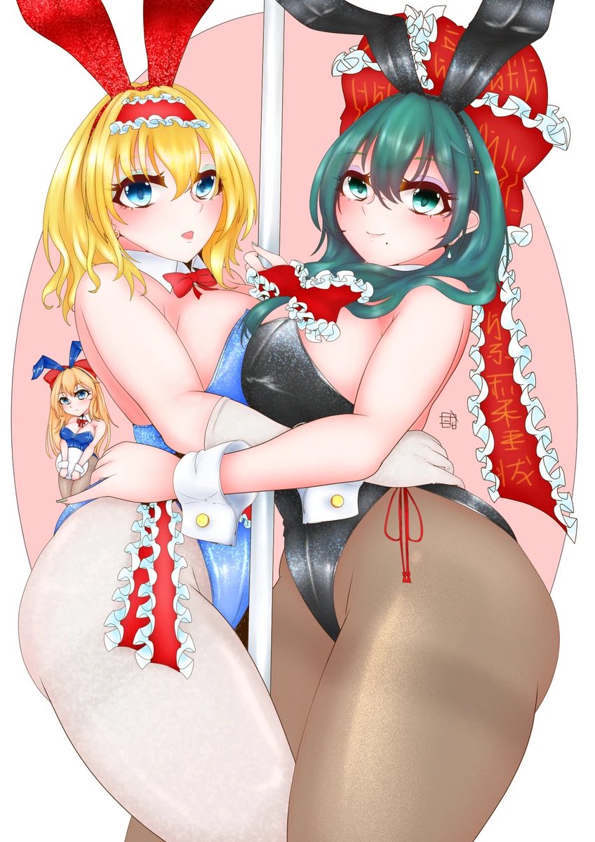 #バニーガール貼って元気づけてください 