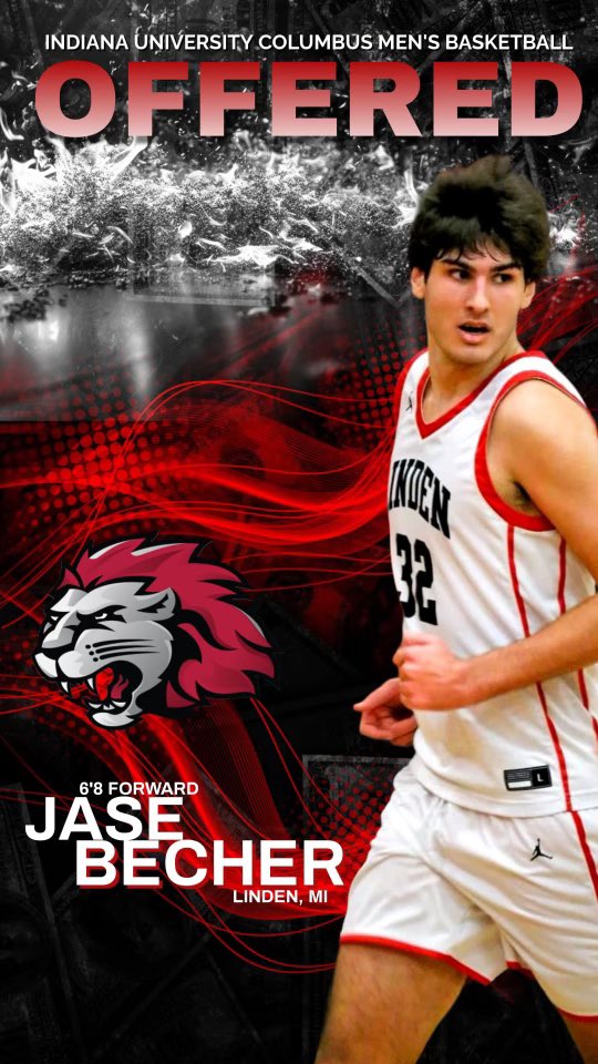 Jase Becher (@jasebecher) on Twitter photo Thank you <a href="/tryfactor/">James Adams</a> for the official offer to continue my academic and athletic career at the University of Indiana - Columbus. <a href="/TheDZoneBBall/">The D Zone Basketball</a> <a href="/HankampScott/">Scott Hankamp</a> <a href="/BrzezinskiAlec/">Alec Brzezinski</a> <a href="/bmiller_linden2/">Brenden Miller</a> <a href="/Lindeneagles/">Linden Basketball</a> Thank you <a href="/tryfactor/">James Adams</a> for the official offer to continue my academic and athletic career at the University of Indiana - Columbus. <a href="/TheDZoneBBall/">The D Zone Basketball</a> <a href="/HankampScott/">Scott Hankamp</a> <a href="/BrzezinskiAlec/">Alec Brzezinski</a> <a href="/bmiller_linden2/">Brenden Miller</a> <a href="/Lindeneagles/">Linden Basketball</a>