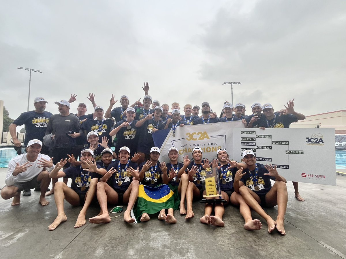 Golden West wins the Men’s Water Polo State Championship!!!
