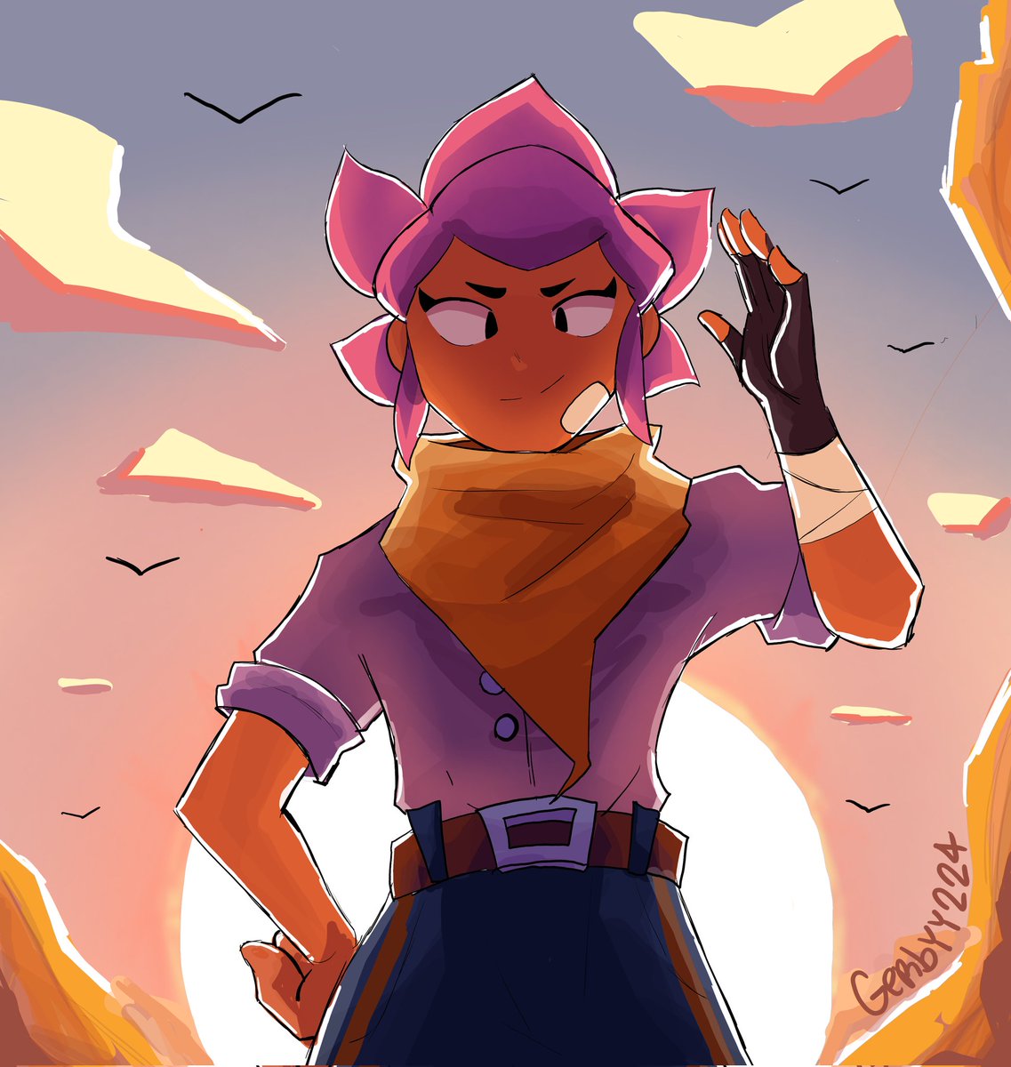Shelly  ✍️
#BrawlStars #BrawlStarsArt