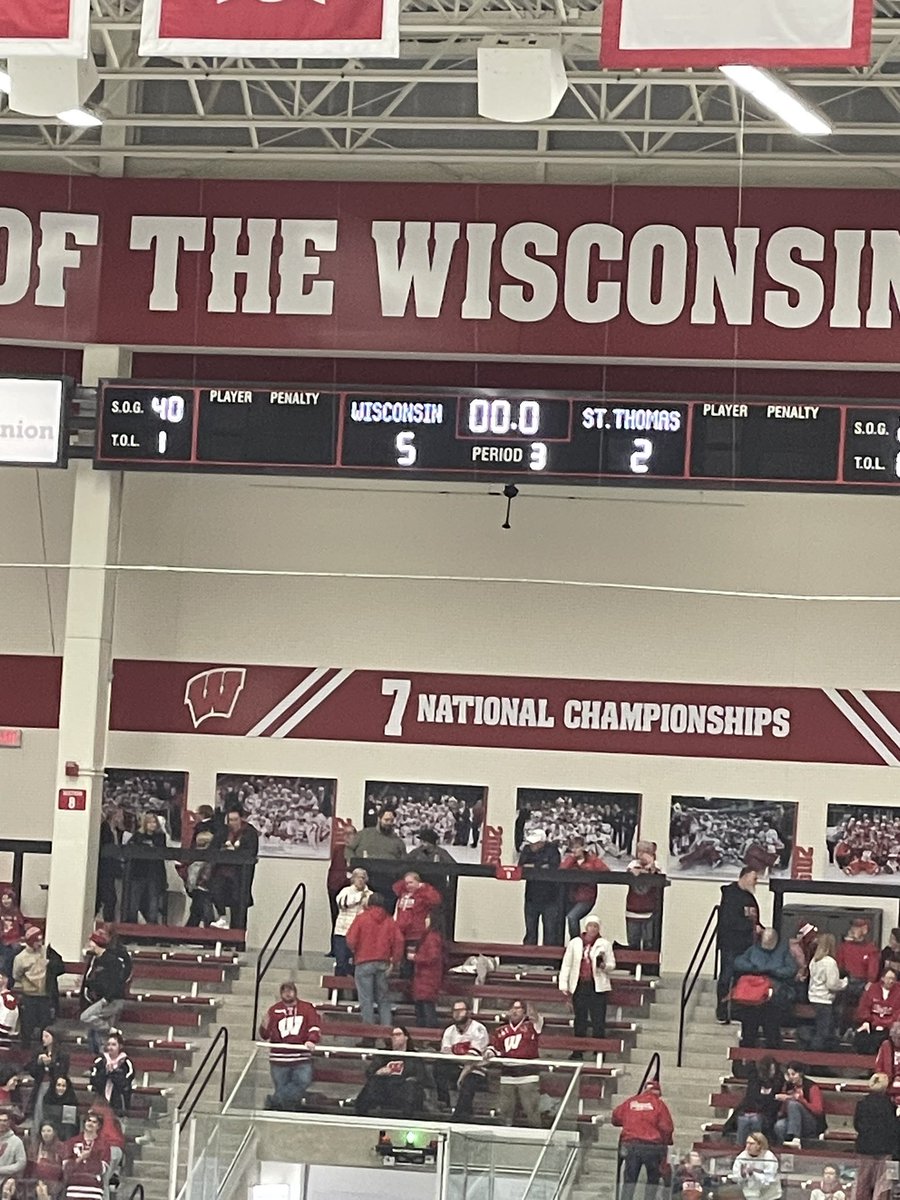 Badgers complete the sweep of the Tommies and start another winning streak.