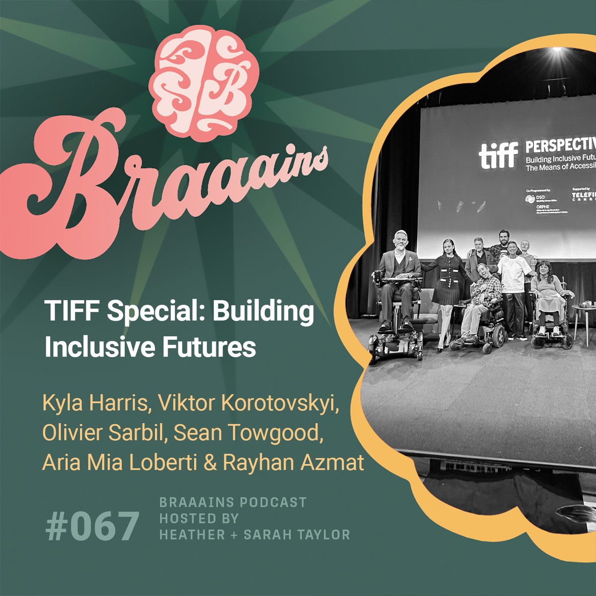 When we were at TIFF, we had the opportunity to go to the perspectives panel -- Building Inclusive Futures: The Means of Accessibility. The panel discussed accessibility and redefining perceptions of disability within the industry and beyond.
Listen here: braaainspodcast.com/episodes/tiff-…