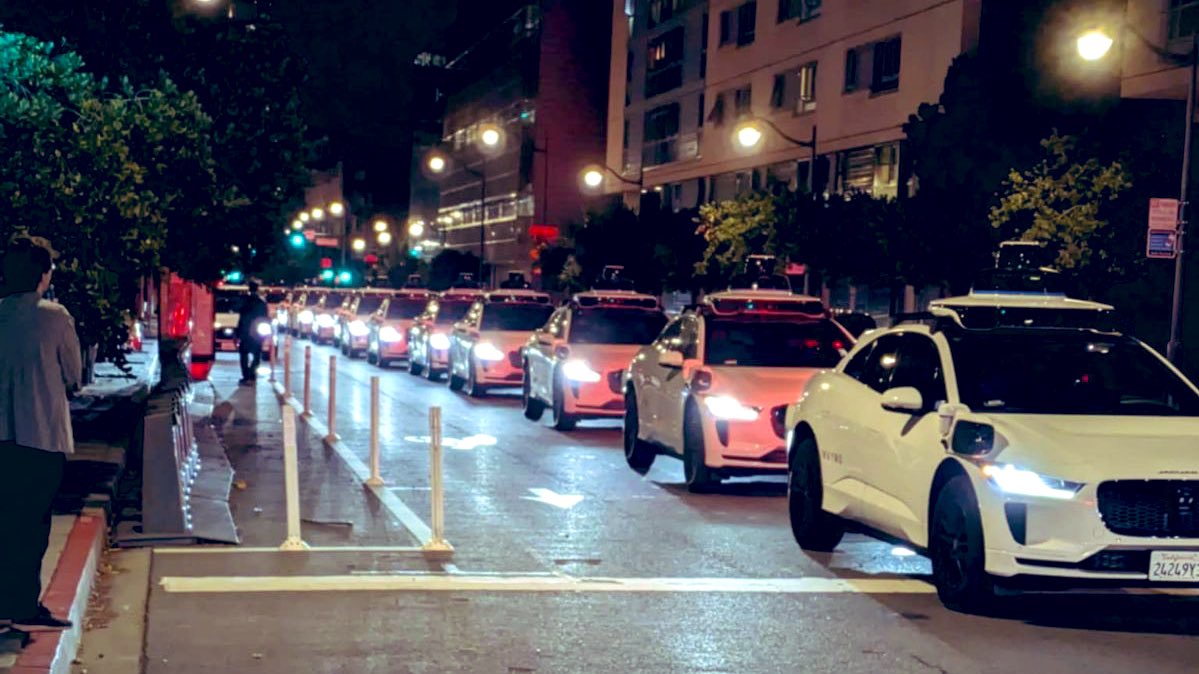 It's amazing that the grand vision tech has for the future of transit is just sitting in even worse traffic