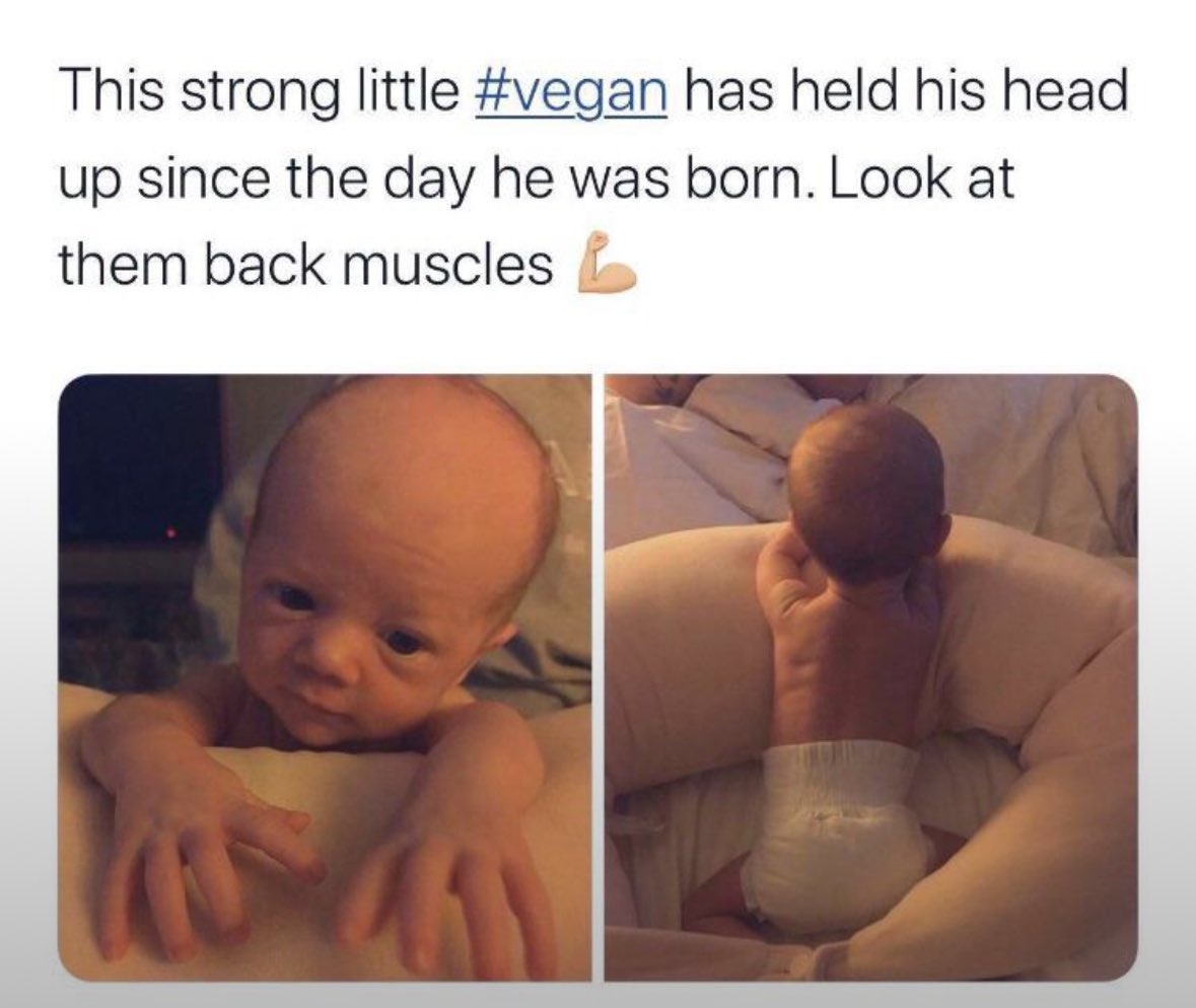 The r/veganparenting subreddit should convince any parents contemplating this malnourishment diet to RUN the other way

Here are a posts from the subreddit that scream neglect 🧵