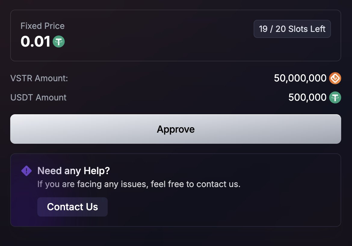 vestra_dao's tweet photo. VestraDAO OTC Update

🚨 The first OTC slot is officially SOLD! 

19 slots left – don’t miss your chance to secure $VSTR

💎 Fixed price: $0.01
🔗 Buy now: https://t.co/7NxiU9Demk

Slots are limited.