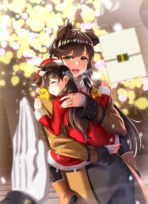 愛宕の雑なNTR物のシナリオ読んだせいイライラしたからウチの幸せいっぱいのクリスマス絵乗せとくなんだあのシナリオ7年間結婚関係続いてるのに一度も愛宕抱いてねぇだぁ!許せねぇなぁ!許せねぇよなぁ!7年間何やってんだよ!俺なんか毎晩お盛んだぞ!ハロウィンで二児目仕込んだわ!クソが! 