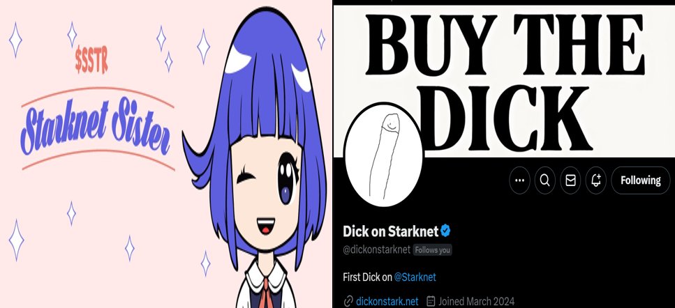 Starknet Sister (@stark_sisters) on Twitter photo Giveaway for $SSTR Holders 🎊
Celebrating the friendship between Sister and DICK with a giveaway!
🎁Prizes: 4 lucky winners will get a total of 150 $DICK and 2m $SSTR
⭐How to Enter:
1⃣ Follow <a href="/Stark_Sisters/">Starknet Sister</a> and <a href="/dickonstarknet/">Dick on Starknet</a>
2⃣ Like and RT this tweet
Winners will Giveaway for $SSTR Holders 🎊
Celebrating the friendship between Sister and DICK with a giveaway!
🎁Prizes: 4 lucky winners will get a total of 150 $DICK and 2m $SSTR
⭐How to Enter:
1⃣ Follow <a href="/Stark_Sisters/">Starknet Sister</a> and <a href="/dickonstarknet/">Dick on Starknet</a>
2⃣ Like and RT this tweet
Winners will