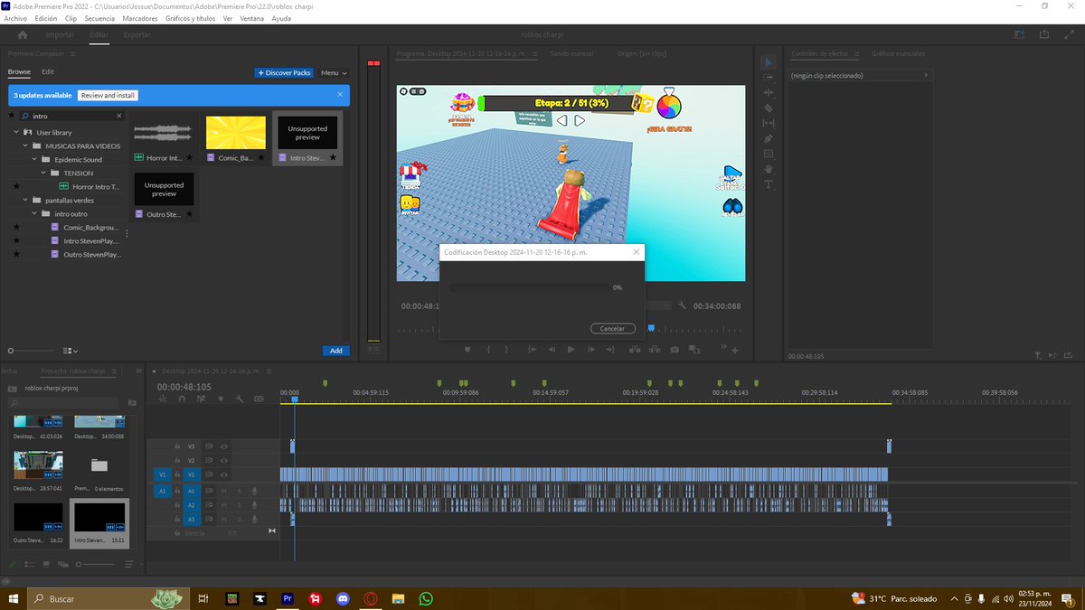 La grabación original fue de 1 hora y 10 minutos, pero la resumí a solo 30 minutos.