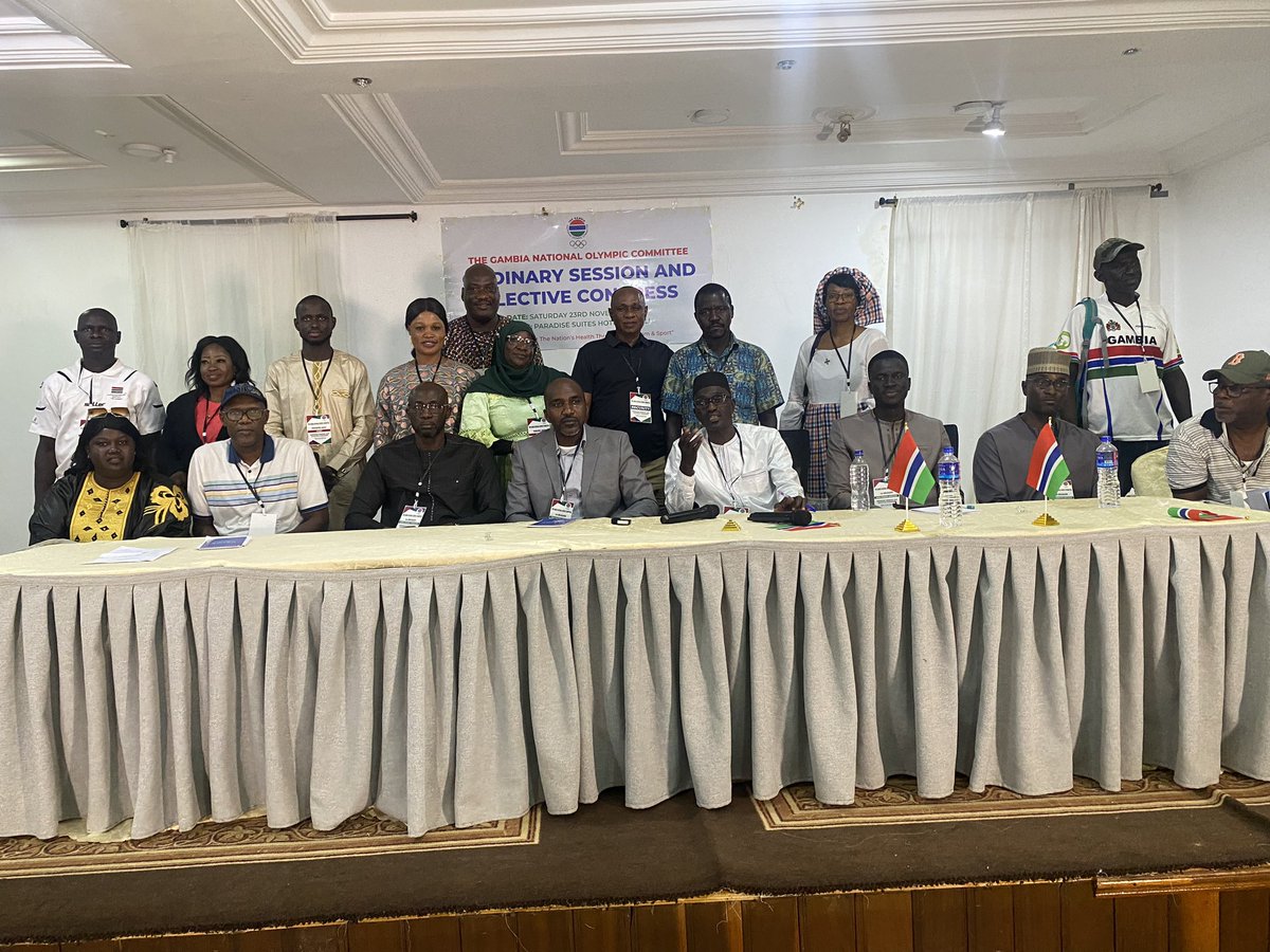 Gambia National Olympic Committee tweet media