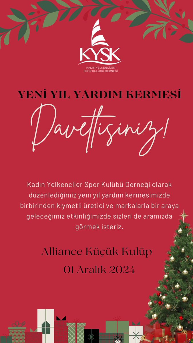 Yeni yıl yardım kermesimize bekliyoruz🌸