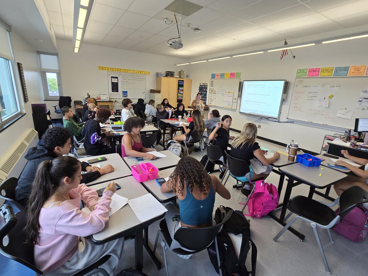 Collaboration and discourse in action.  Thanks for letting me visit your classes Ms. Castanio, Ms. Faitao and Ms. Aviles! #LBHS #mathlife #LBblessed