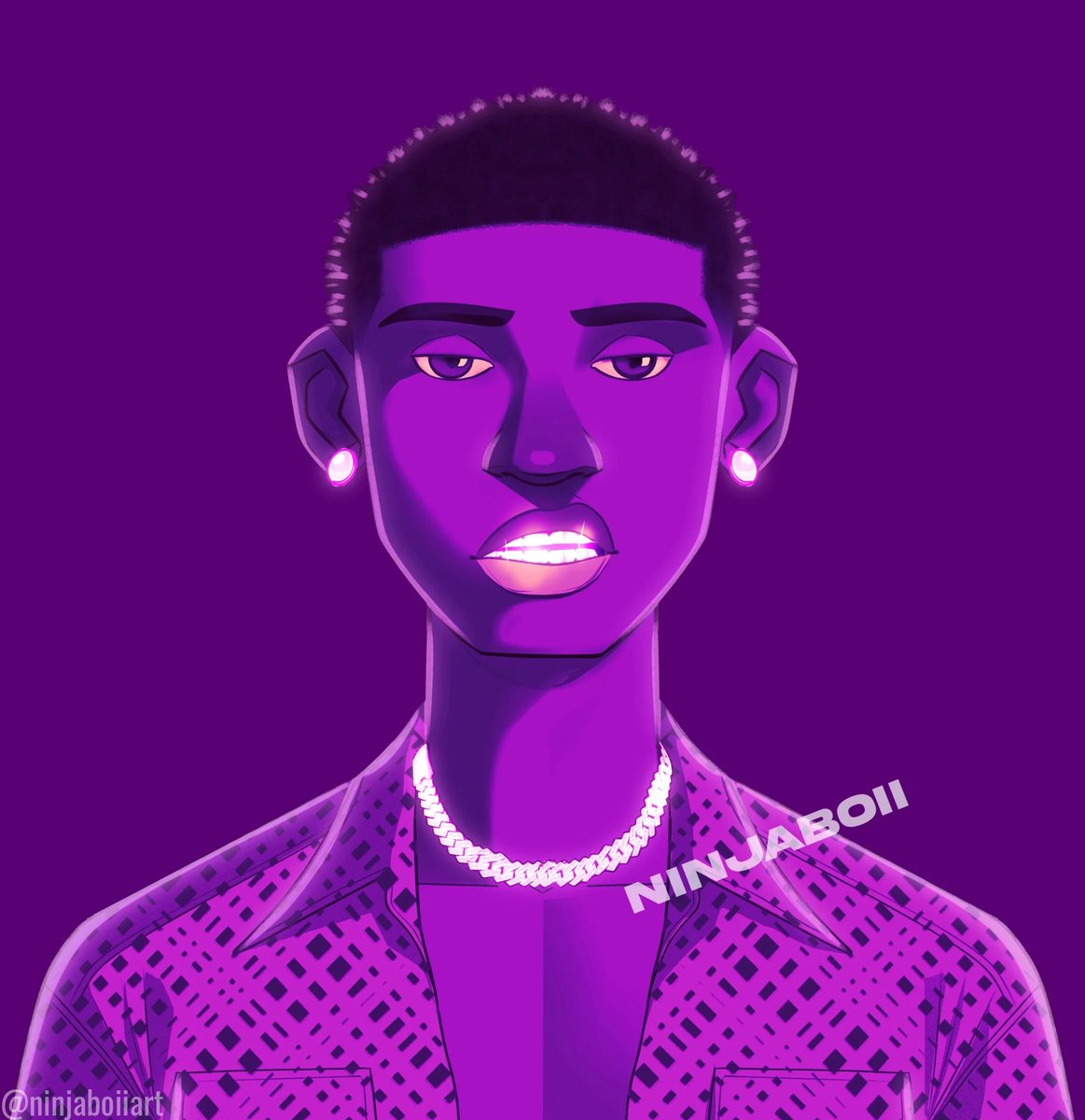 ninjaboii_art's tweet photo. A thread of @wizkidayo  artistry as acanvas for cultural expression. Here’s my tribute to one of Afrobeats' GOATs—each artwork celebrates his impact on music, fashion, and global culture. 🖤✨ #Wizkid #AfrobeatsArt
#Wizkidfc @wizkidfc_  @WizkidSource https://t.co/cqRudMxYNh