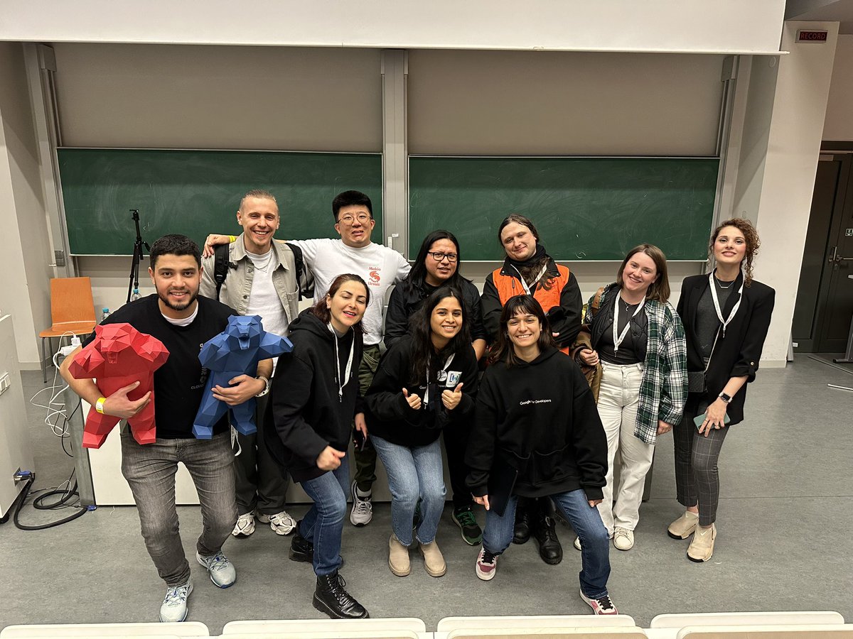 Seemran Xec (@seemran_7teen) on Twitter photo Done and dusted , devfest Berlin 2024 🙌🙌 couldn’t do this amazing event without this awesome team 🤩 🩵💛💚♥️
<a href="/GDGBerlin/">GDG Berlin</a> #devfestberlin <a href="/louis993546/">(Deprecating) Louis Tsai 蔡子豪</a> <a href="/xelarimm/">Alex Mir</a> <a href="/BitPogo/">Matthias Geisler</a> <a href="/wtm_berlin/">Women Techmakers Berlin</a> Done and dusted , devfest Berlin 2024 🙌🙌 couldn’t do this amazing event without this awesome team 🤩 🩵💛💚♥️
<a href="/GDGBerlin/">GDG Berlin</a> #devfestberlin <a href="/louis993546/">(Deprecating) Louis Tsai 蔡子豪</a> <a href="/xelarimm/">Alex Mir</a> <a href="/BitPogo/">Matthias Geisler</a> <a href="/wtm_berlin/">Women Techmakers Berlin</a>