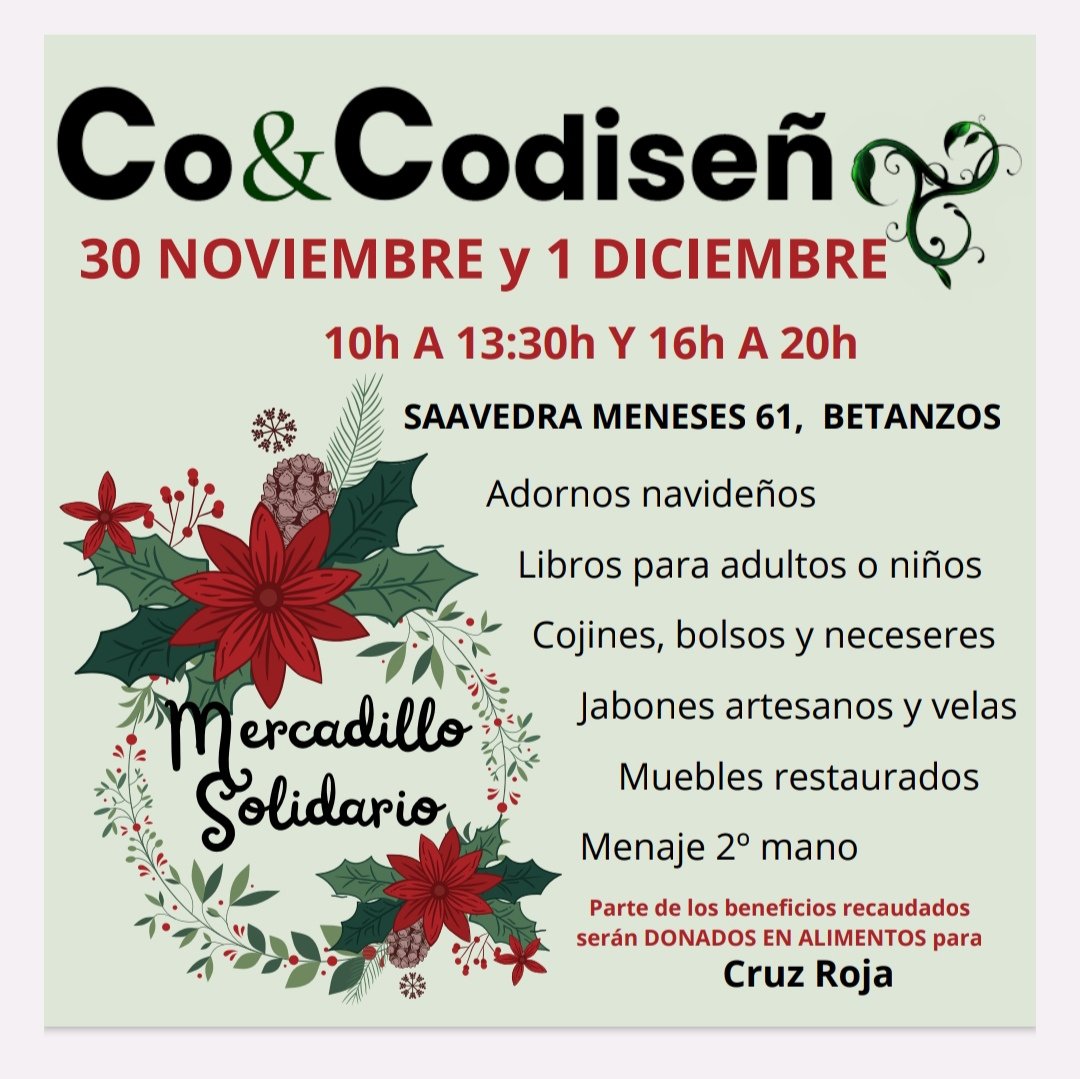 CocoDiseno's tweet photo. Ahí estamos preparando todo para el próximo sábado. Os esperamos a todos como cada año en nuestro mercadillo solidario. Gracias de antemano
Saavedra Meneses 61 
Betanzos 
#mercadillo #Navidad2024 https://t.co/EEo2ZfhOjd