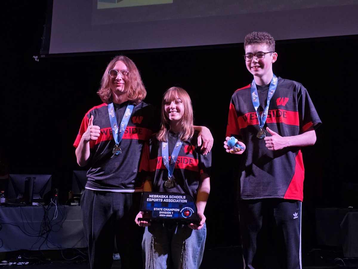Westside Smash are the <a href="/NSeSA_esports/">Nebraska Schools eSports Association</a> 2024 Division 1 State Champions!