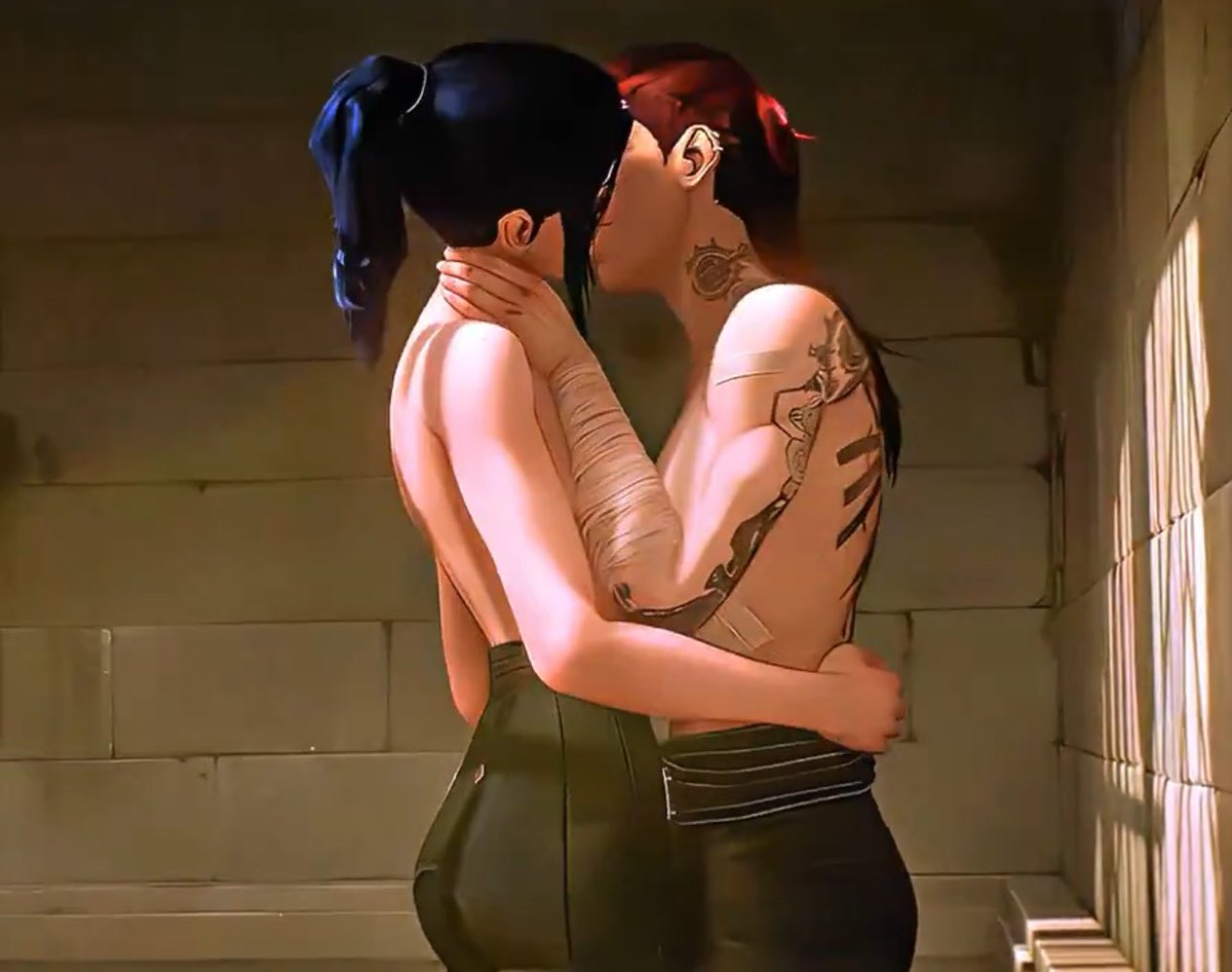 joselias___'s tweet photo. Que es más gay?

Literalmente dos lesbianas follando o lo que cojones sea que hicieran Viktor y Jayce? https://t.co/6wDLsumoaz