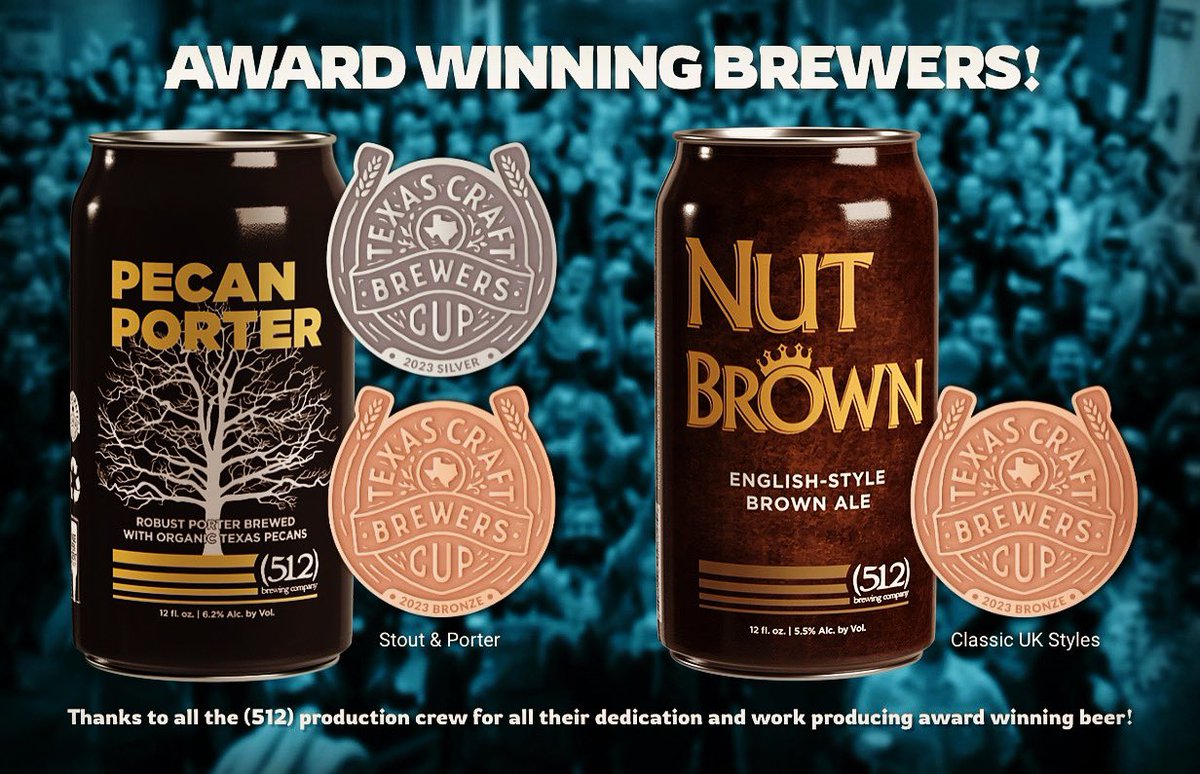 Brewery is open right now for beers! Get over to 1st &amp; Ben White and pick up some newly released COCONUT SURPRISE or the latest batch of Nut Brown! Sweet new merch! Enjoy a pint and cheer on the horns! Till 5pm