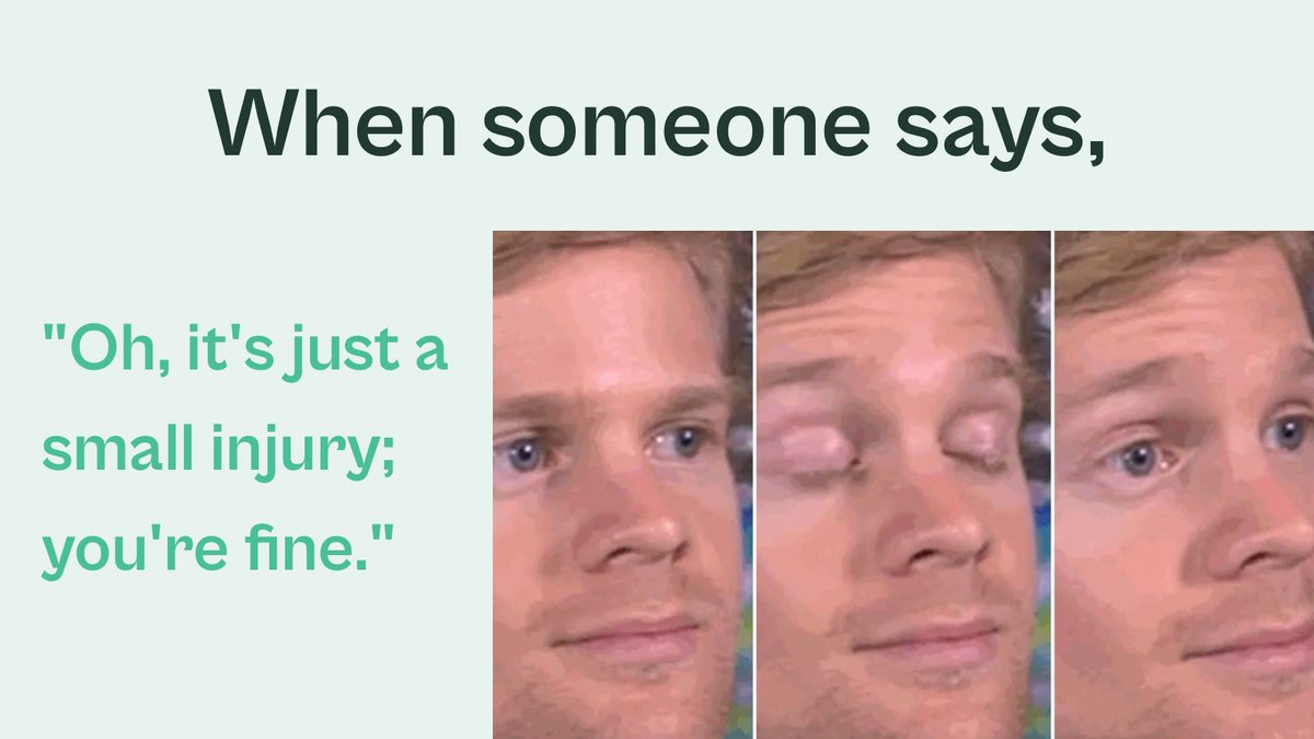 Bounceback_app's tweet image. If they only knew half of it. 🥲

#InjuryRecovery #HealingProcess #RecoveryHumor