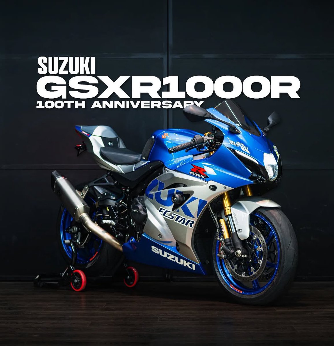 ParadisOuEnfer's tweet photo. Suzuki GSXR 1000R 100th Anniversary 💙🩵 https://t.co/lUBfAPRK2l
