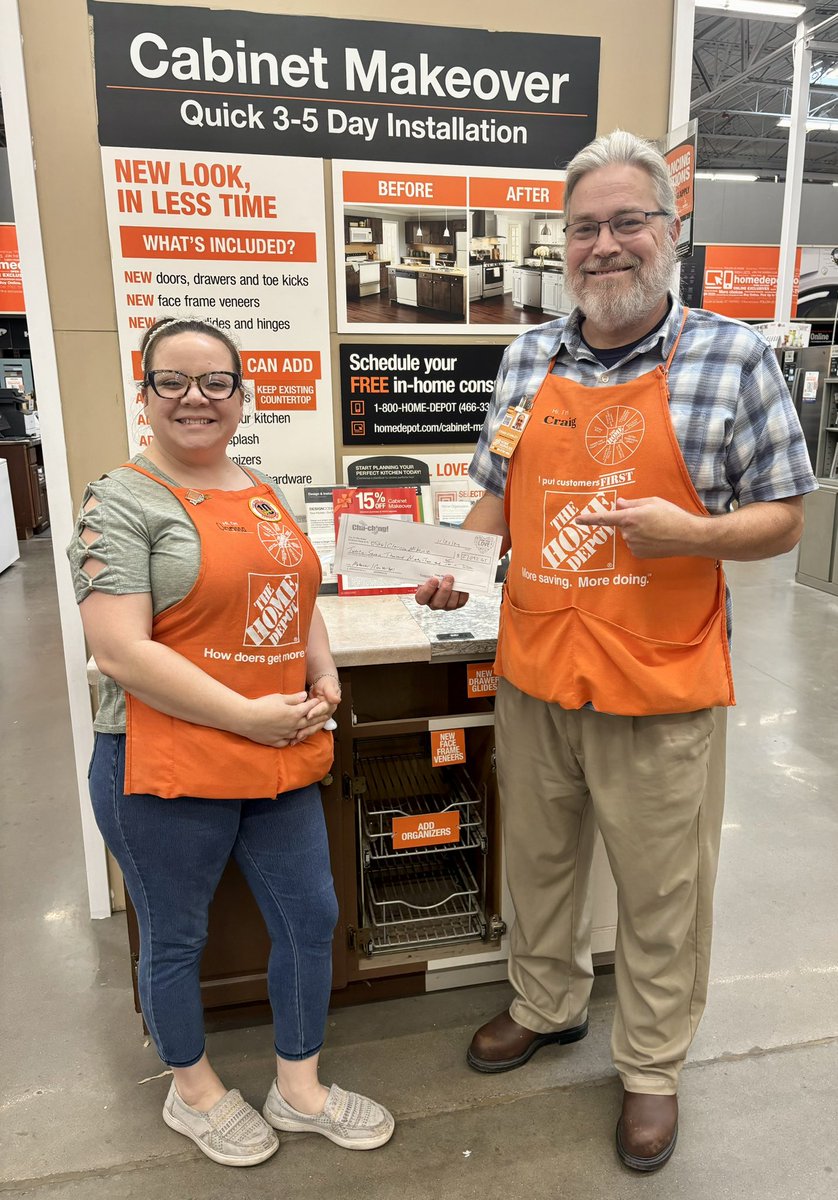 Congratulations Clarissa on a 27k cabinet makeover that sold today!!🎉