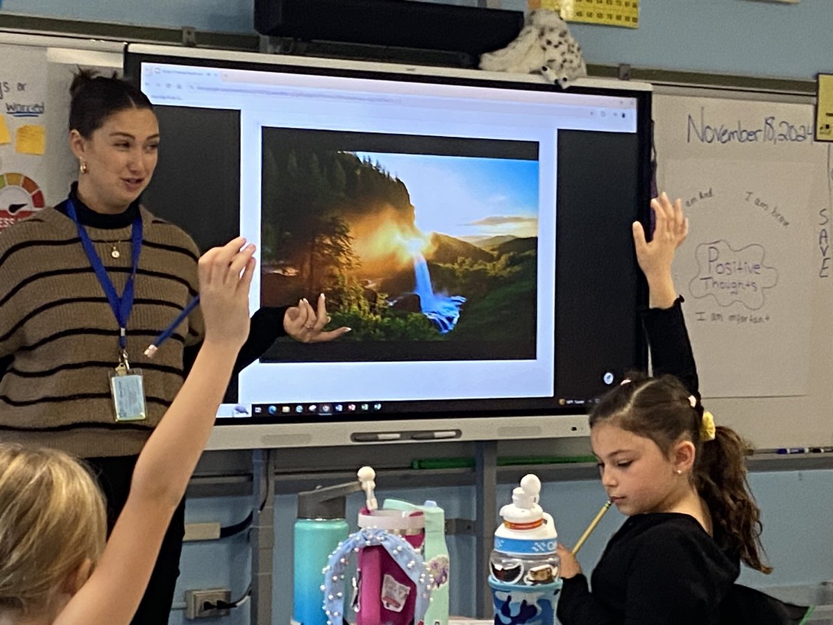 Miss Minicozzi, school counselor, teaching 3 rd graders about how to support their mental health. 🥰 #west islip proud