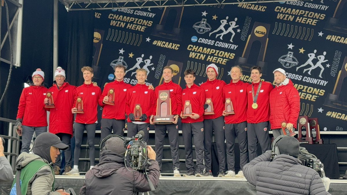 AJ Harrison (@ajharrison1) on Twitter photo What a day for <a href="/BadgerTrackXC/">Wisconsin Track & Field and Cross Country</a>!
A podium finish at a home #NCAAXC championships!
#Badgers || #OnWisconsin What a day for <a href="/BadgerTrackXC/">Wisconsin Track & Field and Cross Country</a>!
A podium finish at a home #NCAAXC championships!
#Badgers || #OnWisconsin