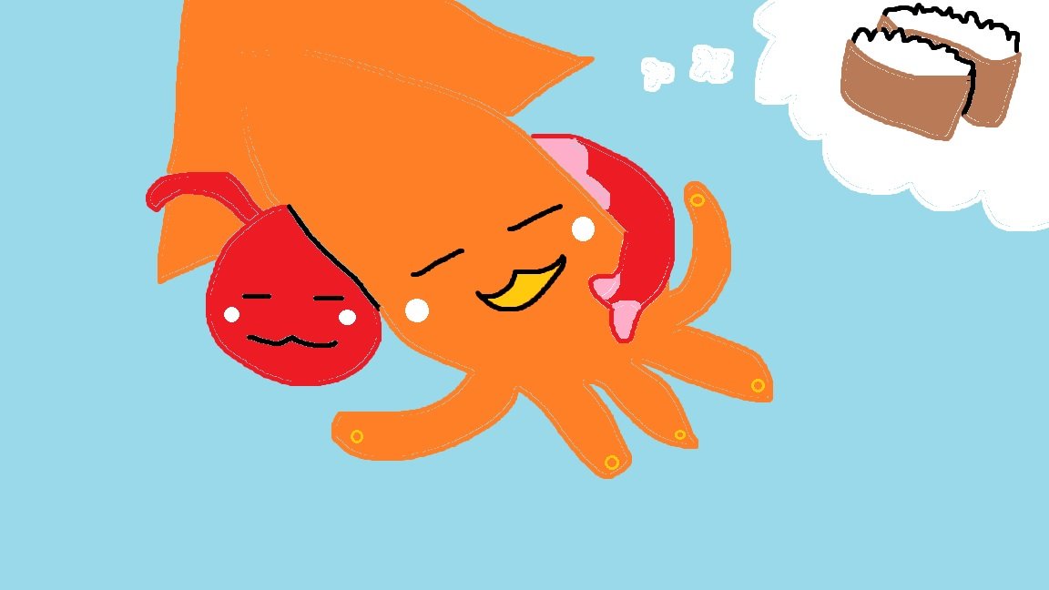 27jayway's tweet image. @GamingWithMim 
Shrim &amp;amp; Squim taking a well deserved nap. Im sure Squid Mim is very comfortable snoozing with her Shrim neck pillow! Check out all the Mim plushies on the website.
#MimArt 
gamingwithmim.com/plushie-pals-f…