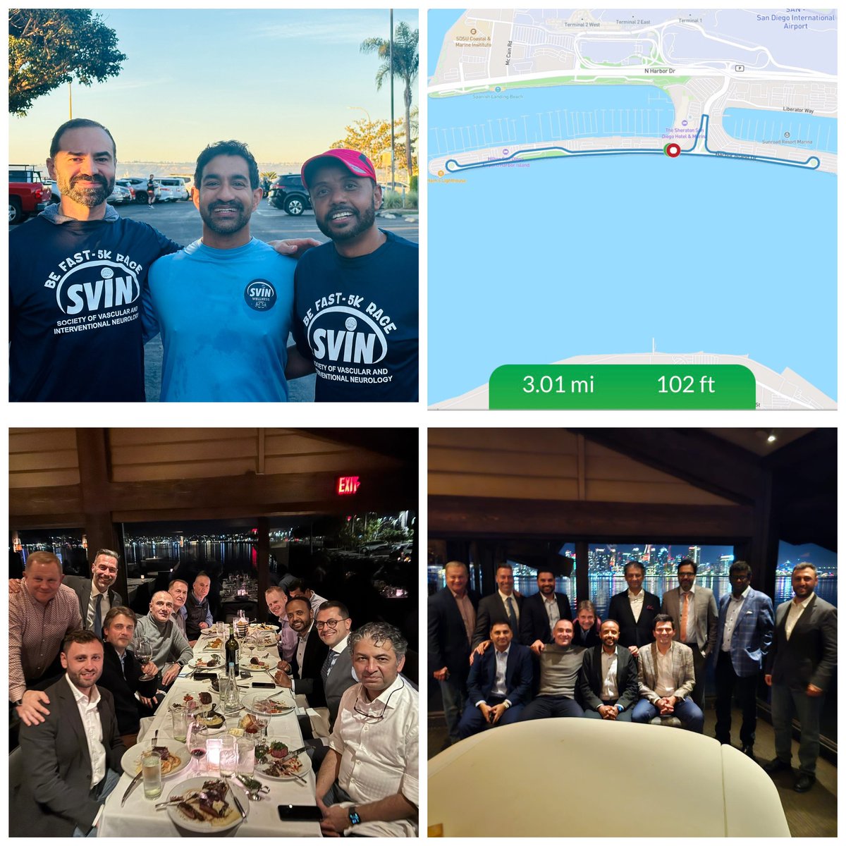 Wrapped up a wonderful time in San Diego at #SVIN24 annual meeting. Great science, presented our work in #Ethiopia , completed the BE FAST 5K race for #Stroke, and had lots of fun catching up with dear brothers. Till next time 🤗