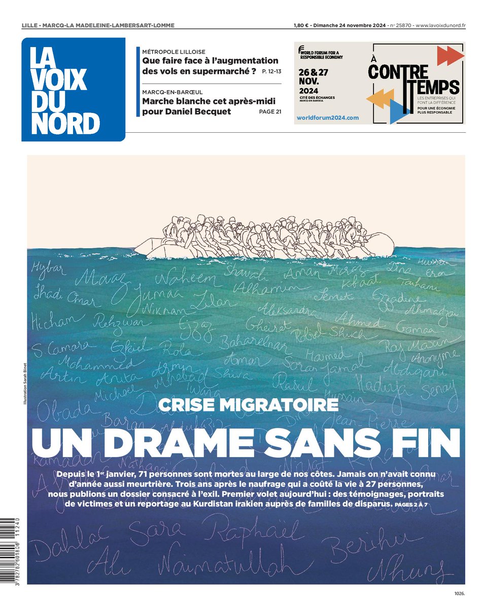 lavoixdunord's tweet photo. Demain, à la une de votre journal #vdnune https://t.co/3Fqk1TtlOa
