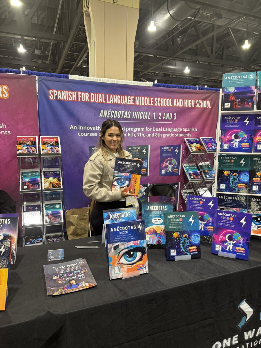 Day two at the ACTFL conference has been inspiring for One Way Education. We connected with passionate educators that explored our innovative resources, and gained insights to better support multilingual learners. 

#acftl2024