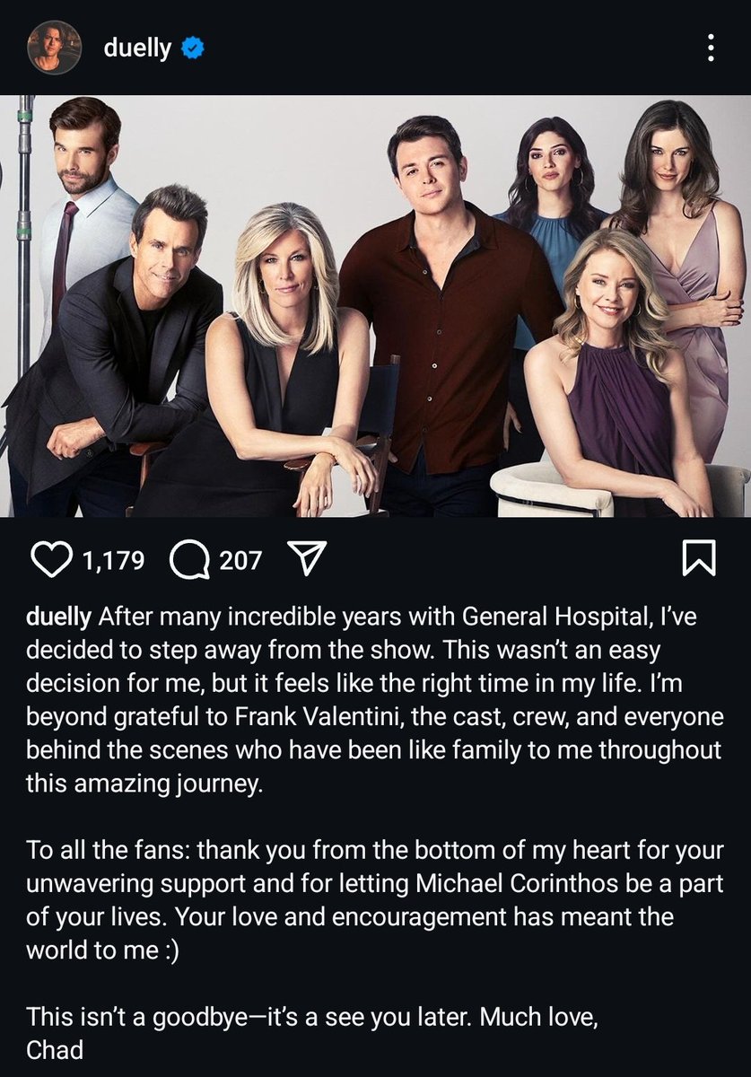 I- 😭

Best of luck, Chad but I'm still sad about this one. 🥺 #GH #Millow