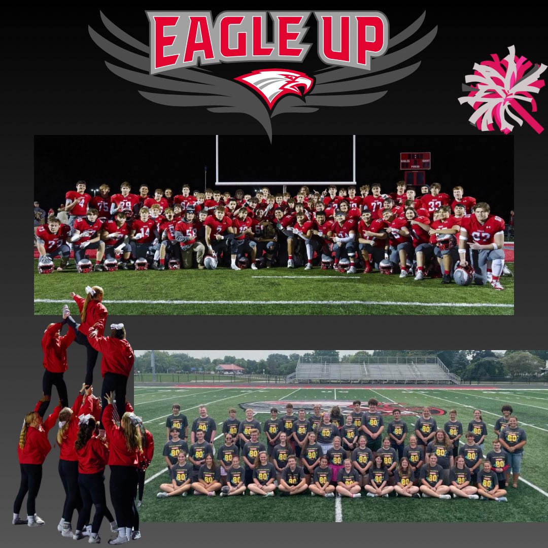 That’s how you EAGLE UP!  
Final score: 42-35  EAGLES WIN!  
On to the finals next weekend at Ford Field (details of sendoff and more to come. 4:00 PM game on Saturday, Nov. 30) 
Way to go, EAGLES!!! 🦅❤️🩶❤️🦅