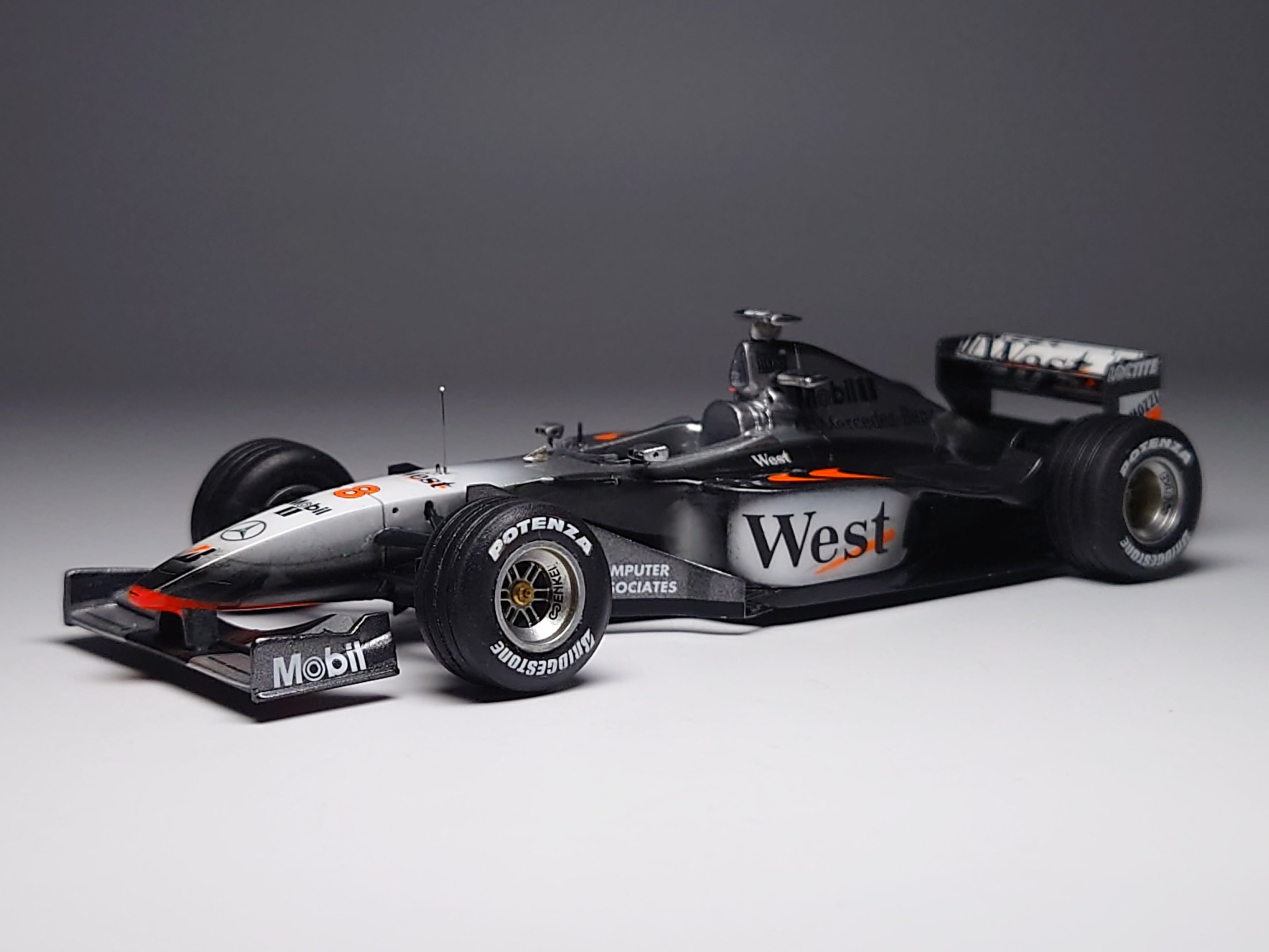 1/43 TAMEO Mclaren MP4/13 Japanese GP 1998 - 【MR BBR MakeUp